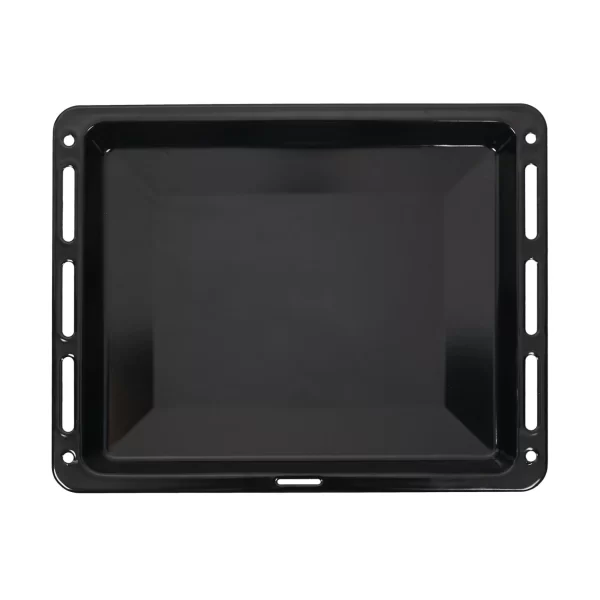 Null ICQN Backblech 45.5 X 37.5 X 6 Cm | Extra Tiefe Emaillierte Fettpfanne Für Backofen Und Herd | Passend Für Bosch, Siemens, Neff, Constructa, Flavel | 6