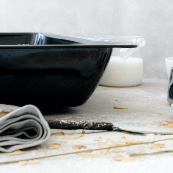 Null ICQN Backblech 45.5 X 37.5 X 6 Cm | Extra Tiefe Emaillierte Fettpfanne Für Backofen Und Herd | Passend Für Bosch, Siemens, Neff, Constructa, Flavel | 7
